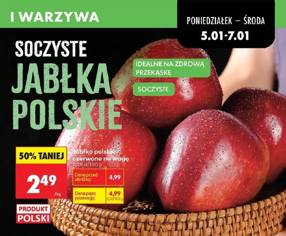 jabłka czerwone