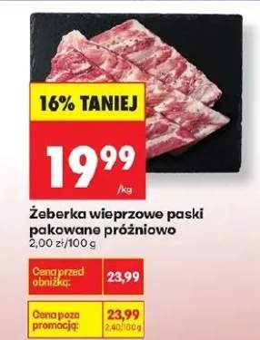 żeberka wieprzowe
