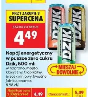 napój energetyczny