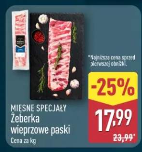 żeberka wieprzowe