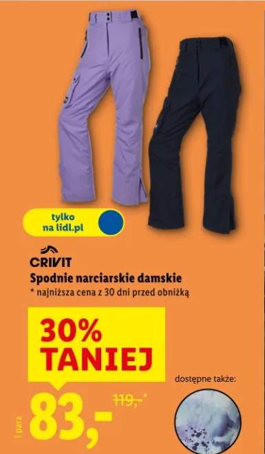 spodnie narciarskie damskie