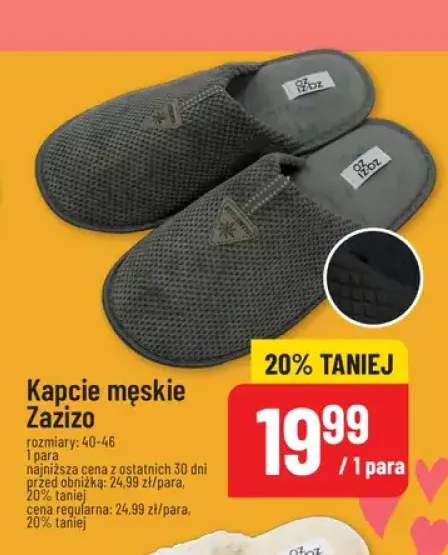 Kapcie męskie