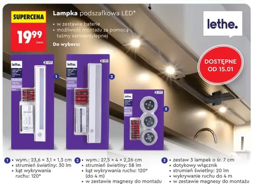 lampa podszafkowa led
