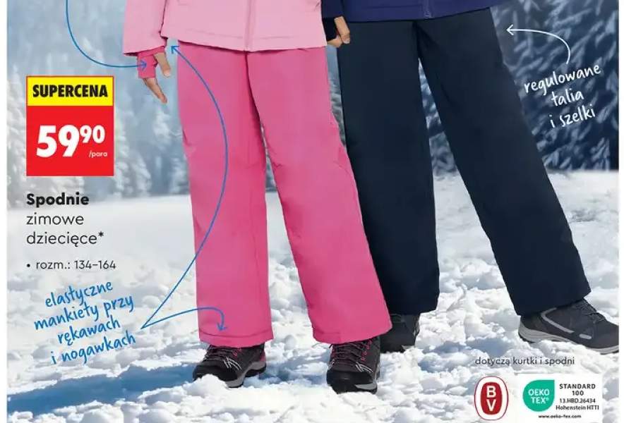 spodnie zimowe