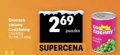 groszek zielony w puszce