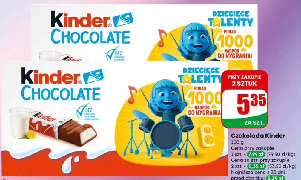 kinder czekolada