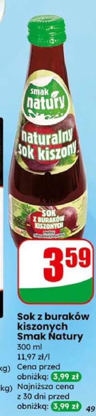 sok z buraków czerwonych