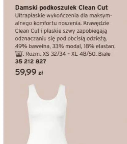 Podkoszulek damski