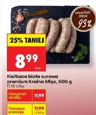kiełbasa biała surowa