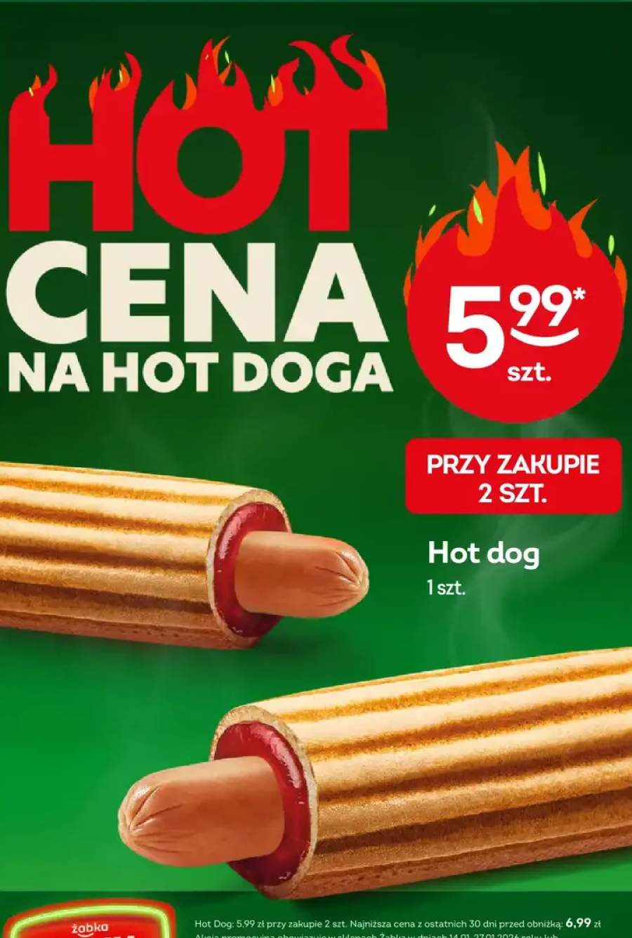 hot dog z parówką