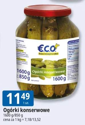 ogórki konserwowe