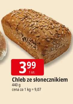 chleb ze słonecznikiem