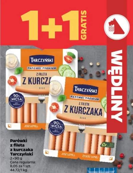 parówki z kurczaka