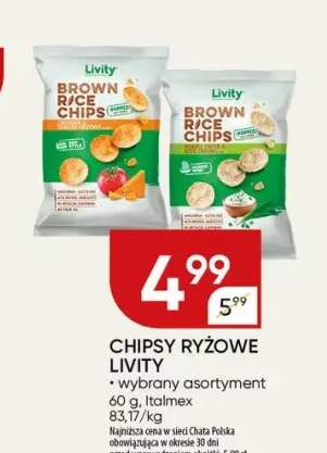 chipsy ryżowe