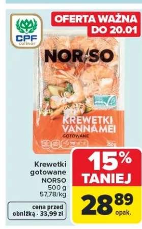 krewetki gotowane
