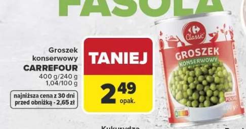 groszek konserwowy