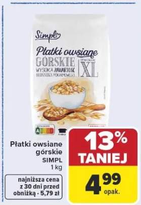płatki owsiane