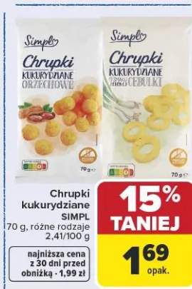 chrupki kukurydziane