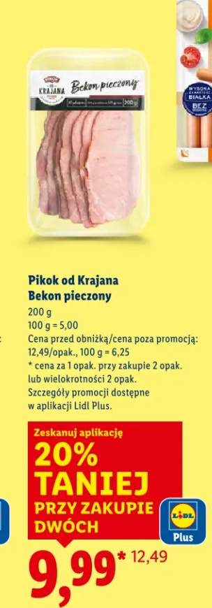 bekon pieczony