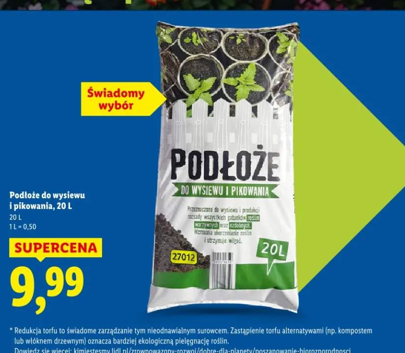 podłoże do wysiewu