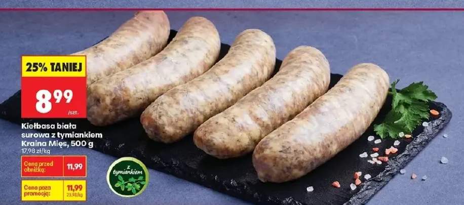 kiełbasa biała surowa