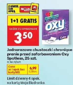 chusteczki wyłapujące kolor