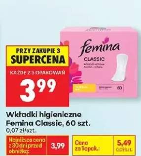 wkładki higieniczne