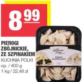 pierogi ze szpinakiem