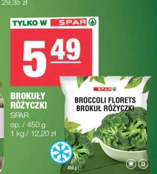 brokuł mrożony