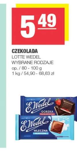 czekolada wedel