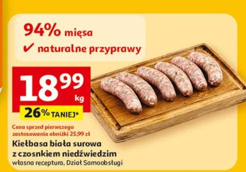 kiełbasa biała surowa