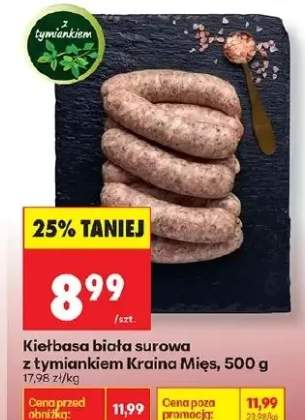 kiełbasa biała surowa