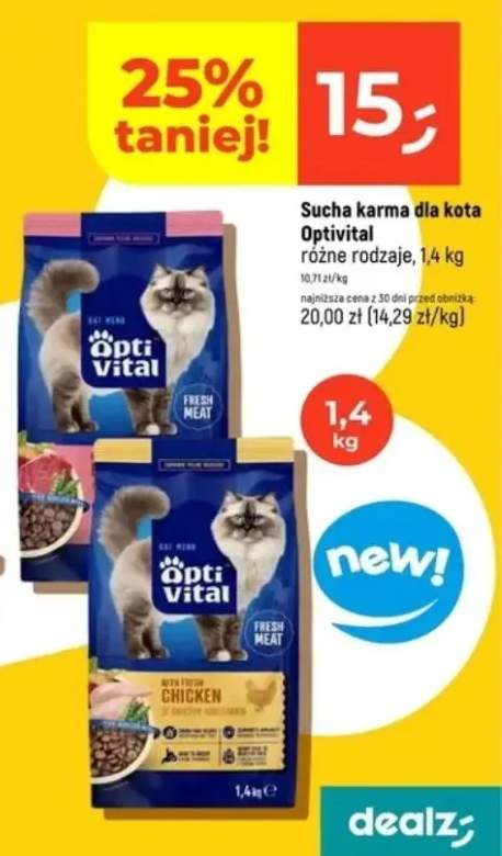 karma sucha dla kota