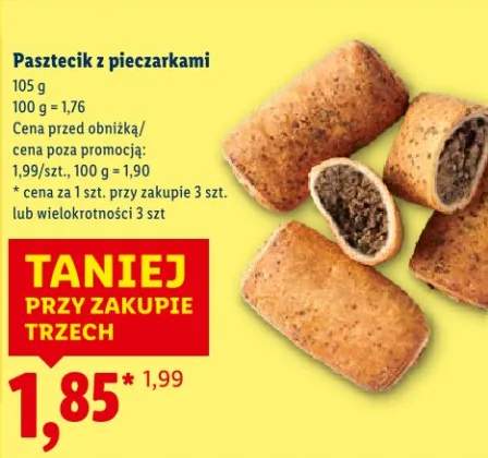 pasztecik z pieczarkami