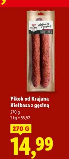 kiełbasa z gęsiną