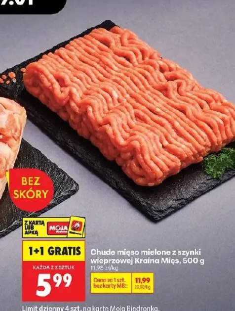 mięso mielone z szynki