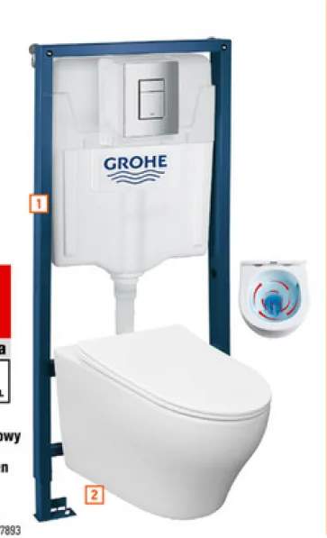 Zestaw podtynkowy wc