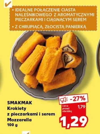 krokiety z pieczarkami