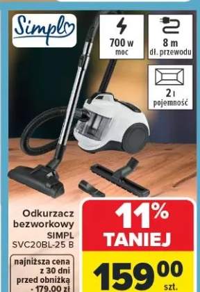 odkurzacz bezworkowy