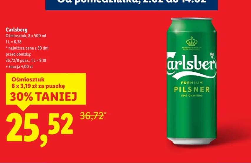 Piwo Carlsberg