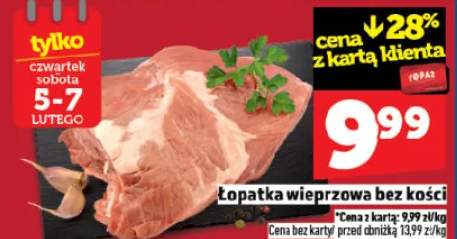 łopatka wieprzowa