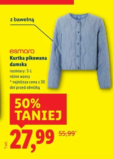 Kurtka pikowana damska