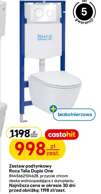 zestaw podtynkowy wc