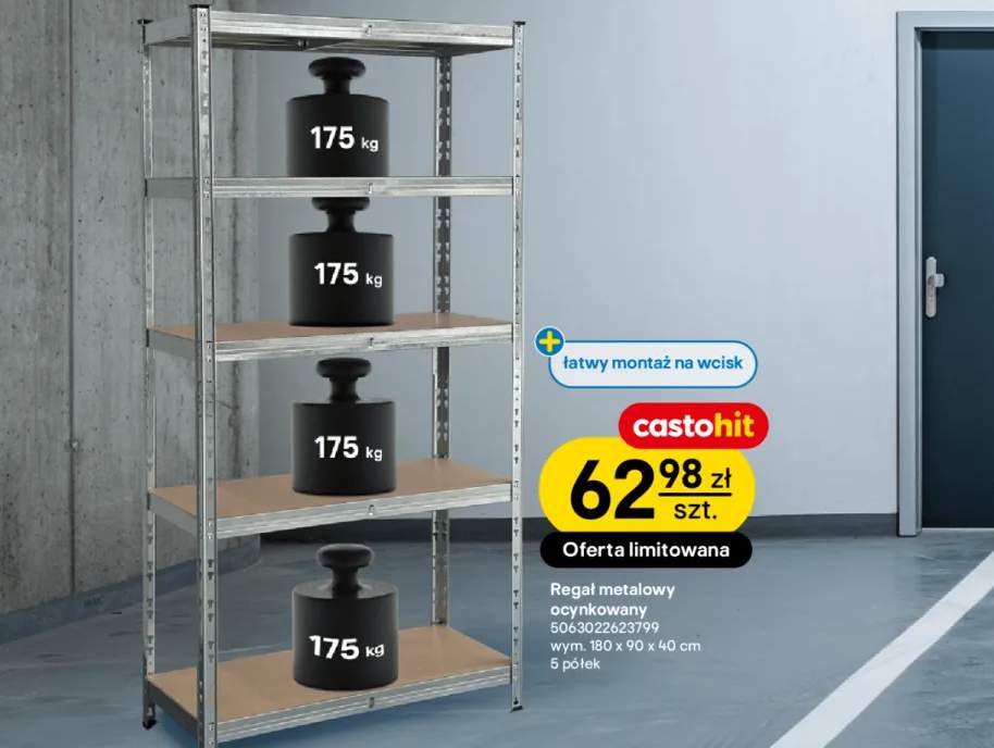 regał metalowy