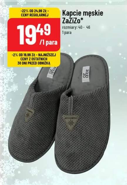 kapcie męskie