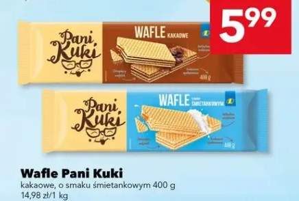 Wafle kakaowe