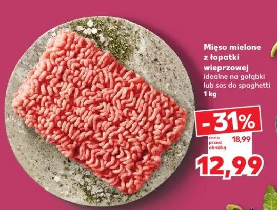 Mięso mielone z łopatki