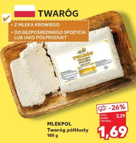 Twaróg półtłusty