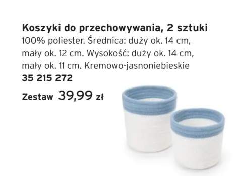 koszyki do przechowywania