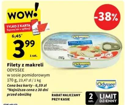 Filet z makreli w sosie